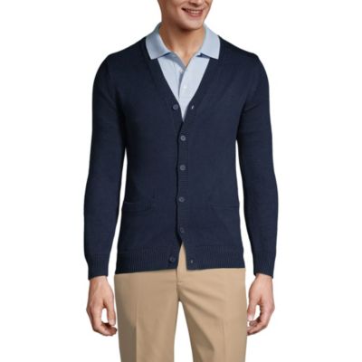 Men's Cotton Modal Button Front Cardigan Sweater