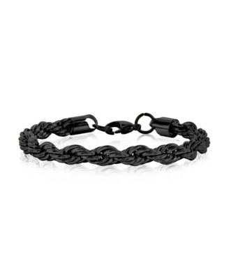 Stainless Steel 8mm Rope Chain Bracelet