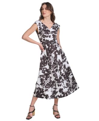 Macy's calvin klein midi dresses deals