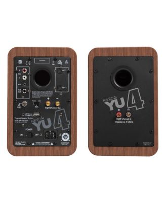 YU4 Powered Bookshelf Speakers with Built-In Bluetooth - Pair