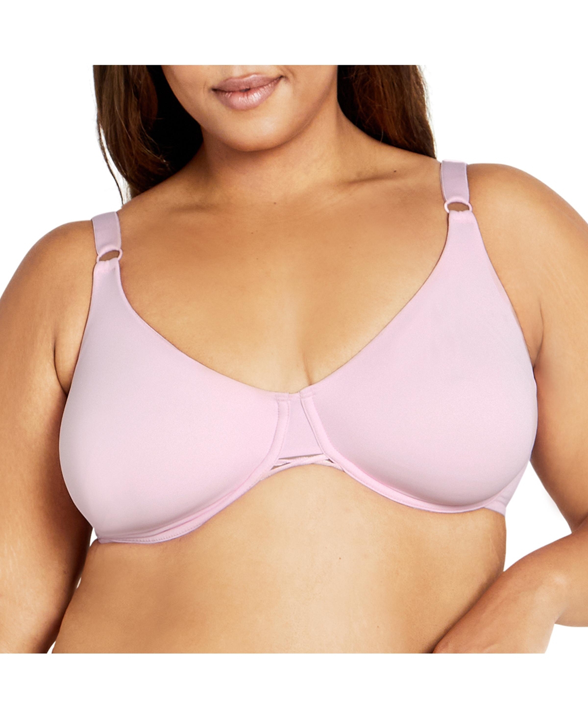 Plus Size Fashion Back Smoother Bra - Sweet pink