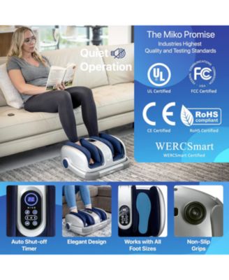 Shiatsu Foot, Calf, and Ankle Massager with Heat