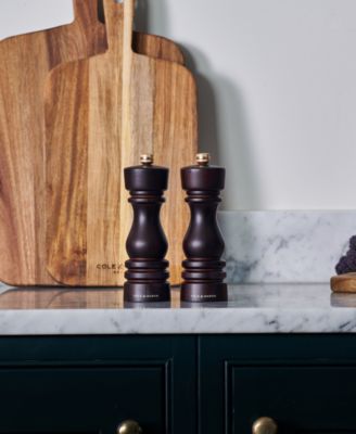 London Wooden 7" Salt & Pepper Mill Gift Set