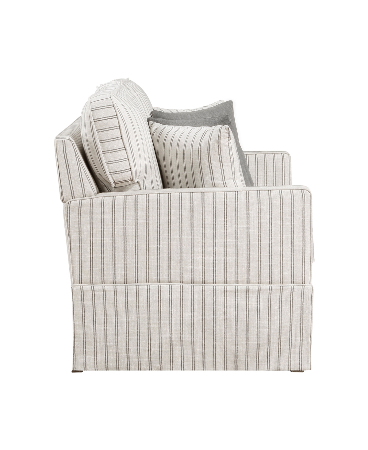 HOMELEGANCE WHITE LABEL EMILIO 56" POLYESTER LOVESEAT 