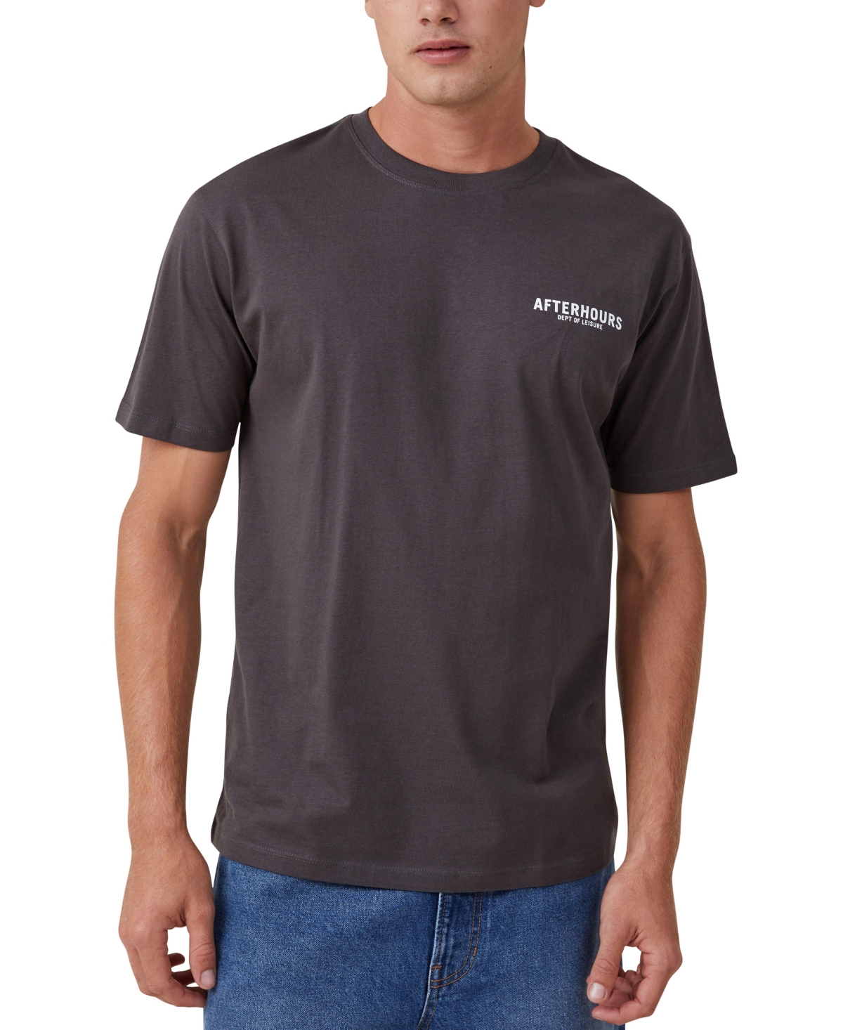 Shop Cotton On Men's Easy T-shirt In Charcoal