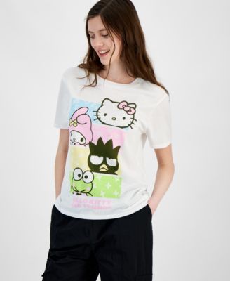 Love Tribe - Juniors' Hello Kitty and Friends Crewneck T-Shirt
