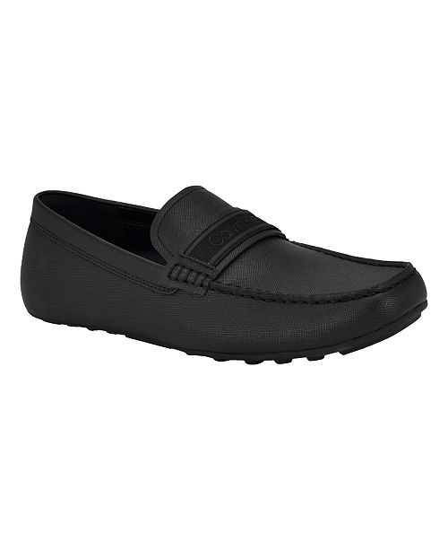 alfani Calvin Klein Men's Oliver Logo Gross Grain Loafers Men's Shoes