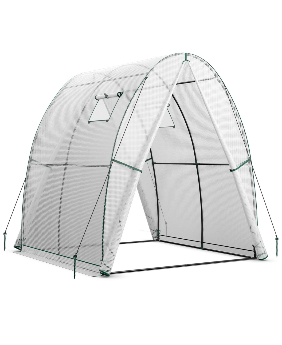 Slickblue 6 x 6 x 6.6 Ft Outdoor Wall-in Tunnel Greenhouse