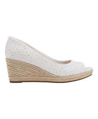 Women's Nuri Peep Toe Espadrille Wedge Pumps