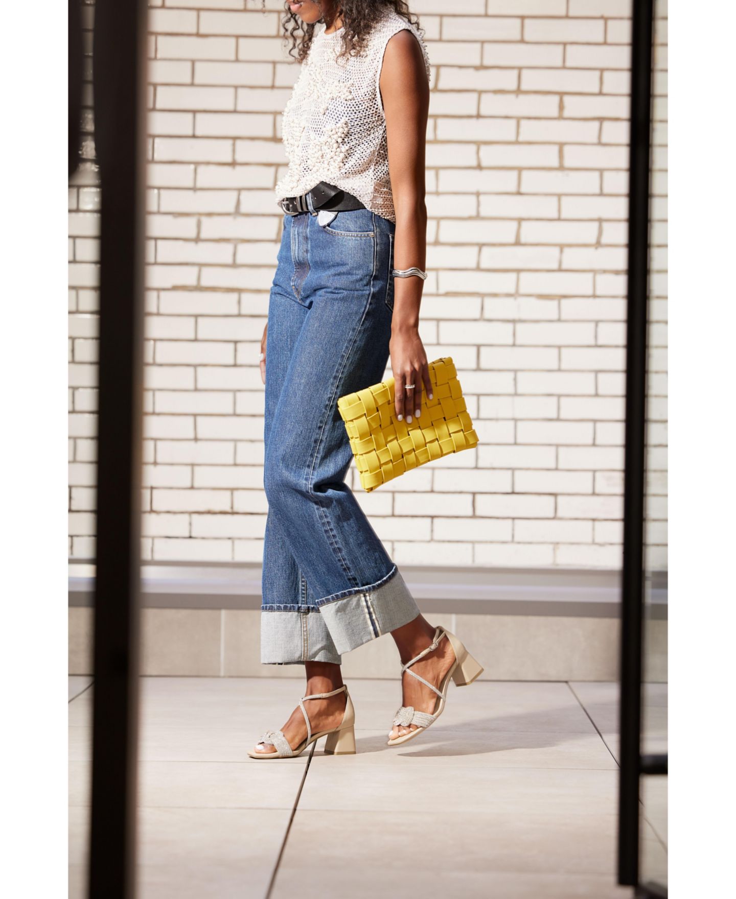 Женские сандалии LifeStride Captivate Strappy Block Heel Dress Sandals, цвет: Бронзовая искусственная кожа — фото 7