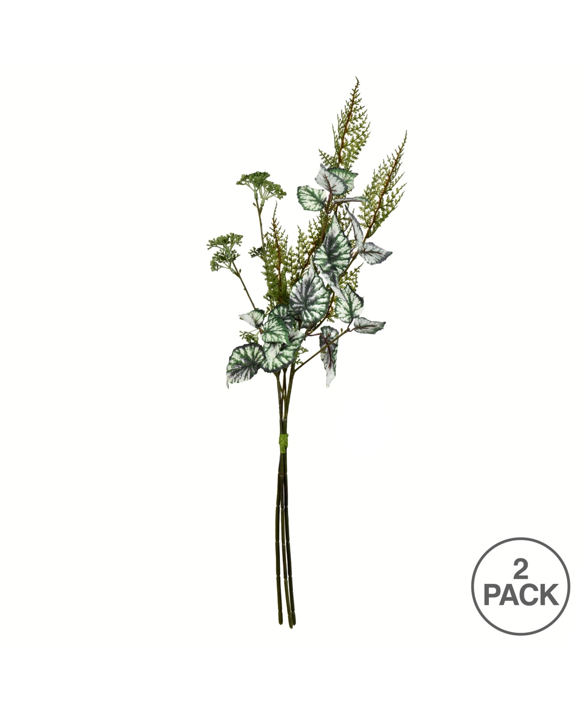 Vickerman 26" Artificial Purple Mixed Greenery Bundle, Pack Of 2 In Purple