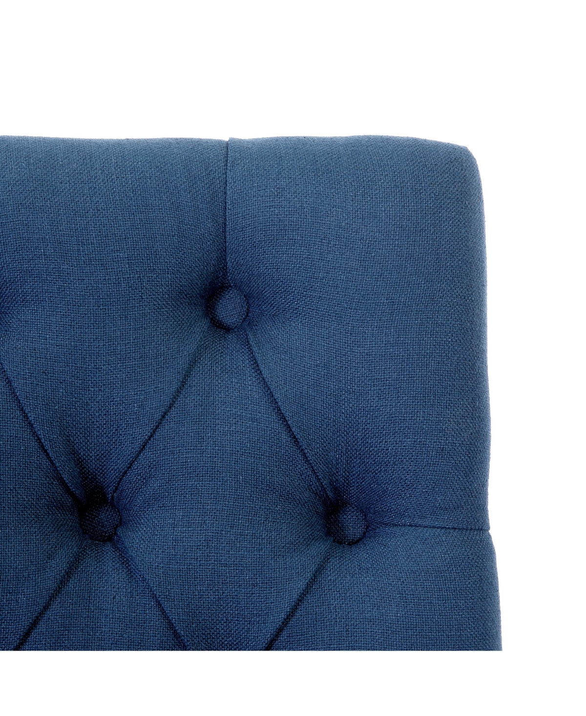 WestinTrends 24" Linen Fabric Tufted Counter Stool