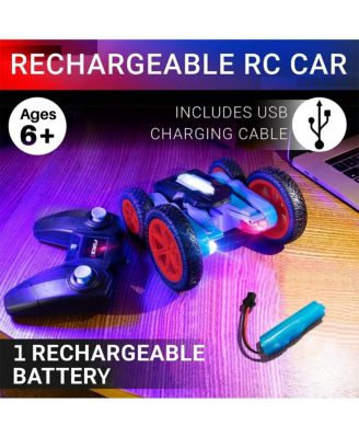 Tornado Red LED Remote Control Car for Kids