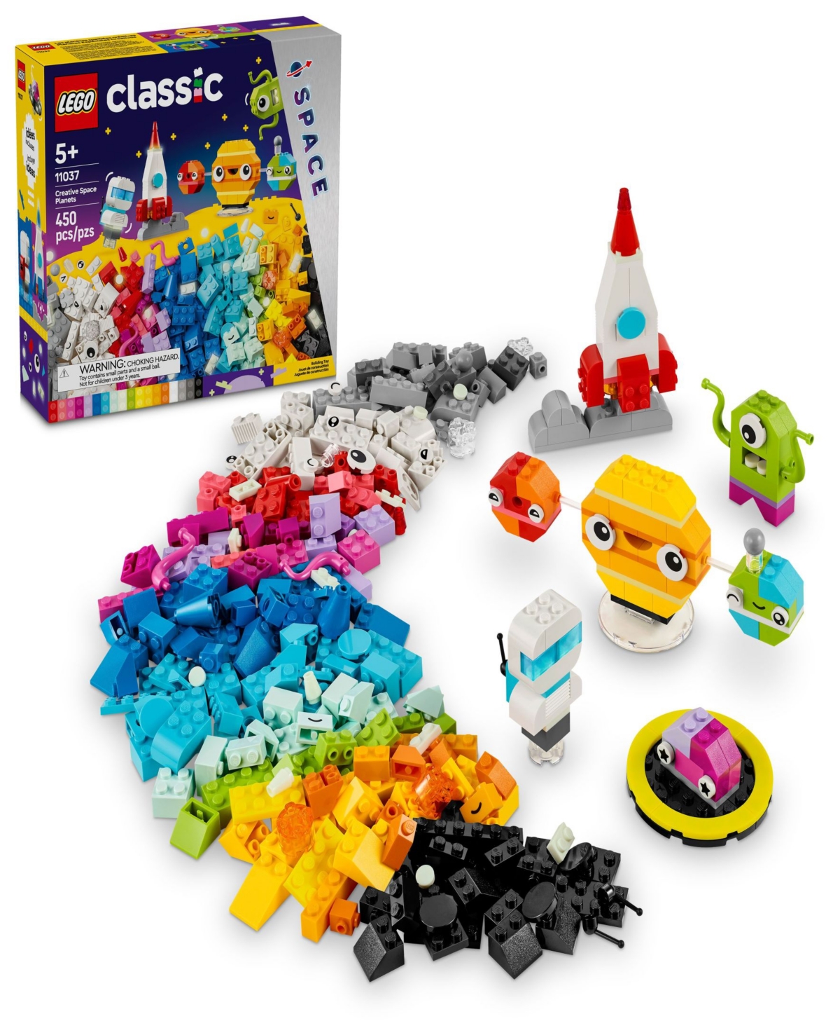 Shop Lego Classic Creative Space Planets Aliens And Rocket Ship Toy 11037 In No Color