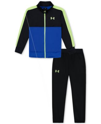 Toddler and Little Boy 2 Pc. Colorblock Track Suit