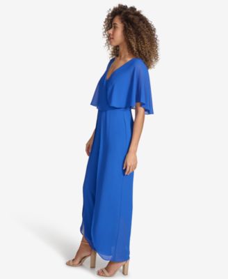 Women's Flutter-Sleeve Jumpsuit