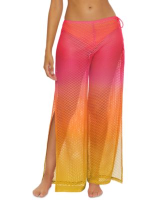 Trina Turk - Women's Sun Opal Ombr&eacute; Crochet Cover-Up Pants