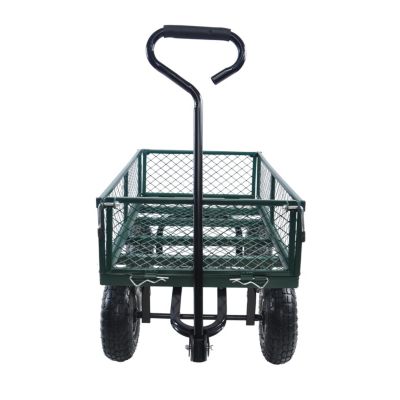 Streamdale Garden Cart for Effortless Firewood Transport (Green)