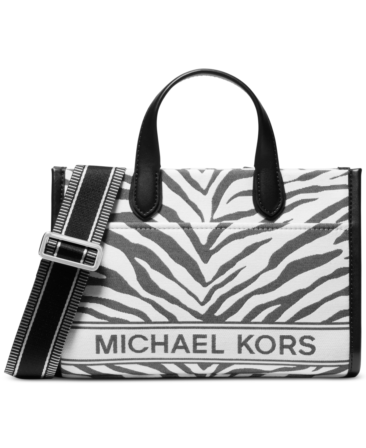 Shop Michael Kors Michael  Gigi Small East West Messenger In Black Mult