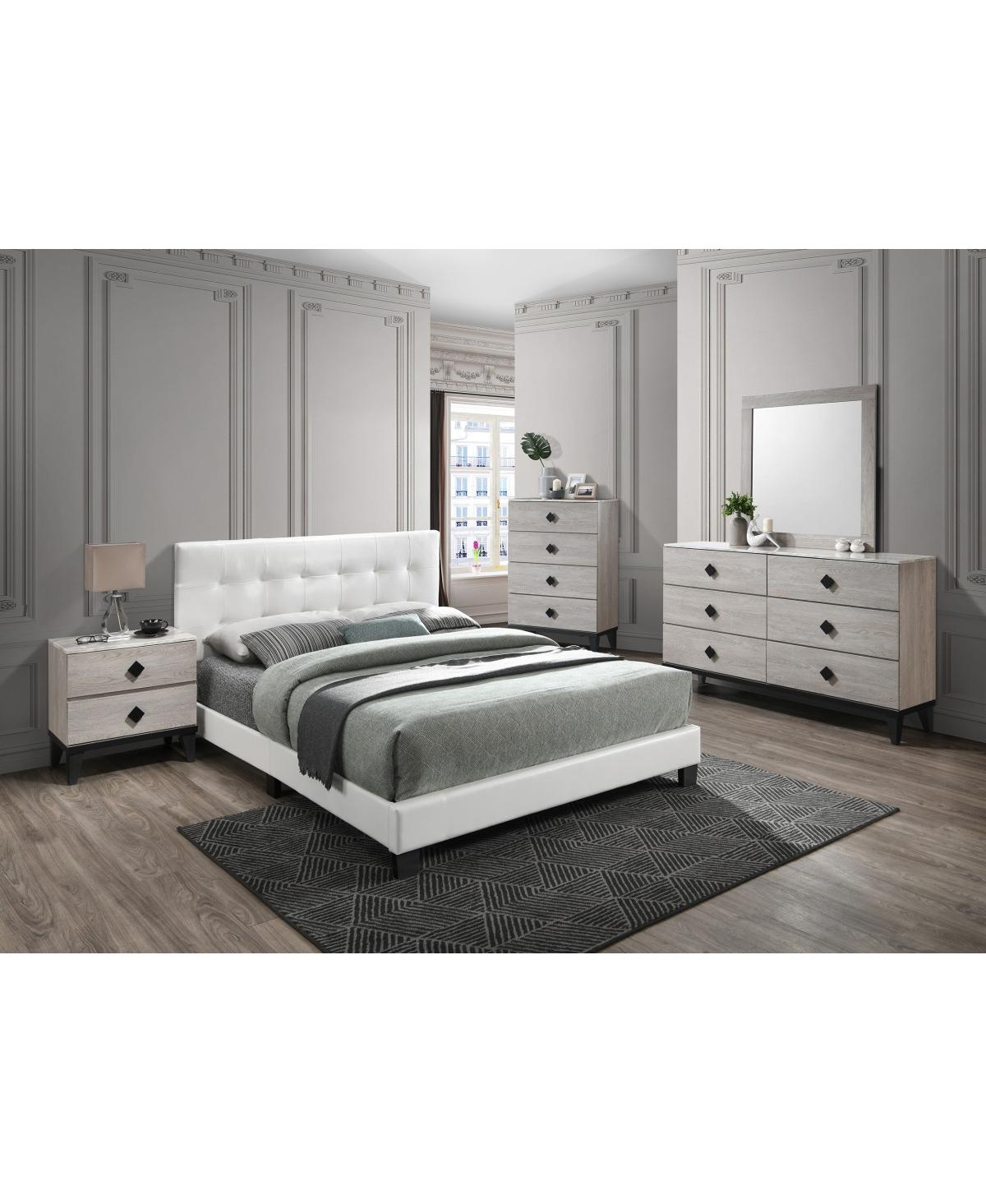 Simplie Fun Bedroom Furniture Contemporary Look Nightstand