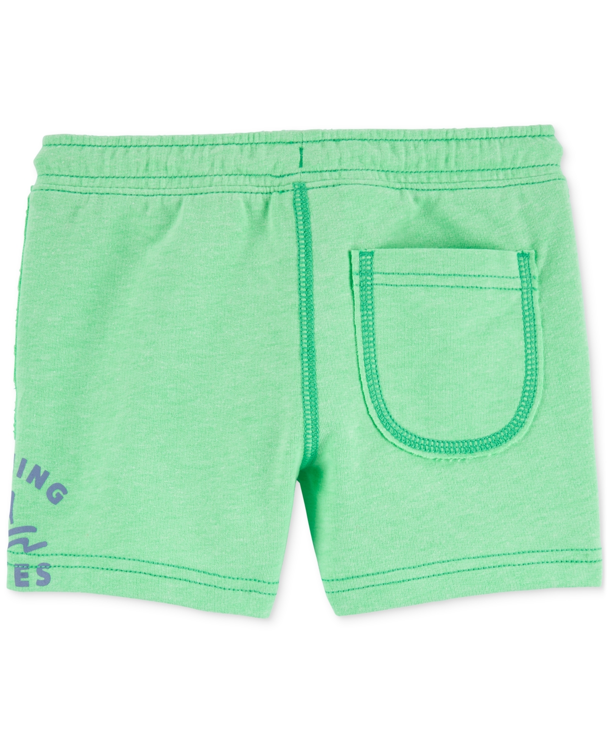 Shop Carter's Toddler Boys Catching Waves Pull-on French Terry Shorts In Green