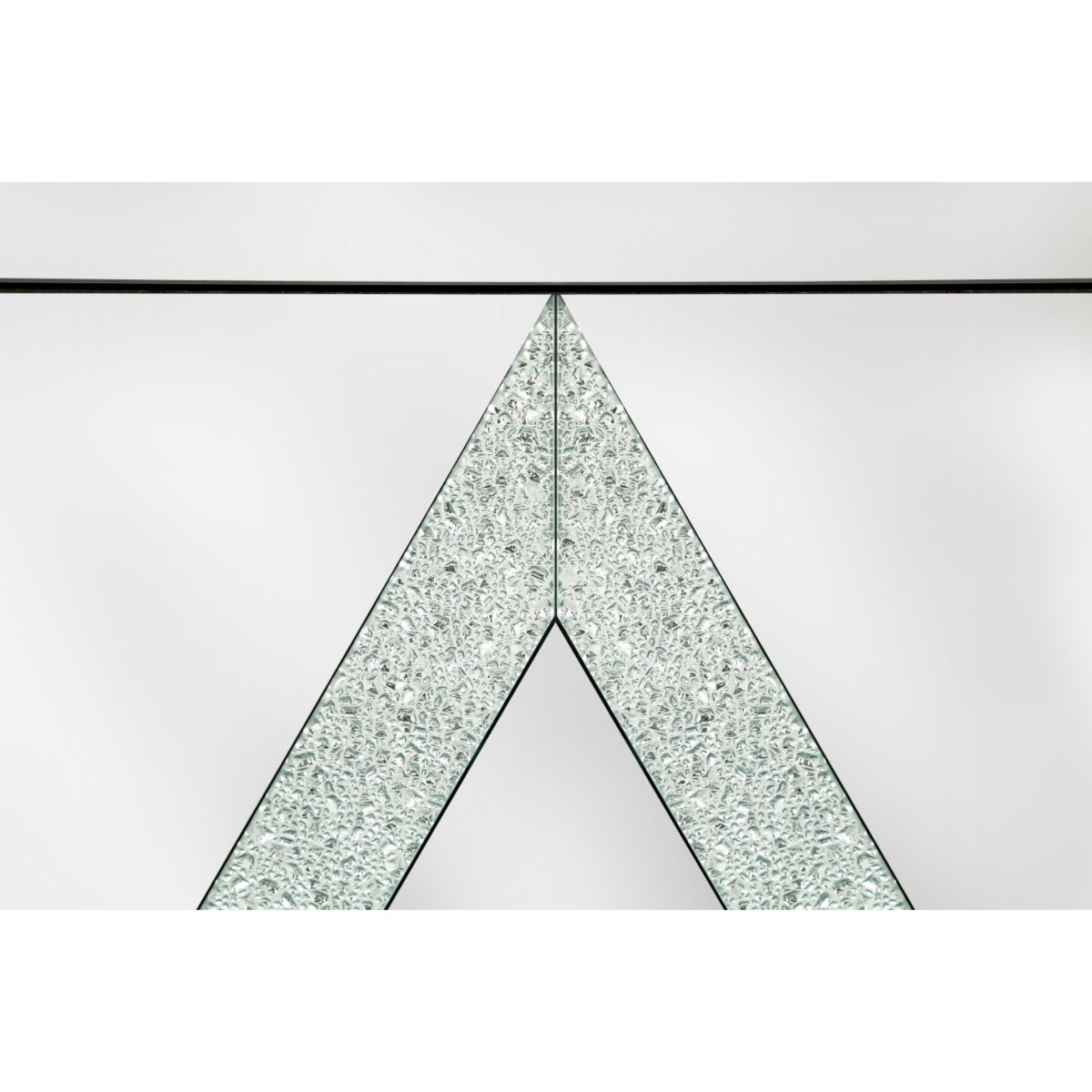 Streamdale Furniture Mirror-trimmed diamond design storage cabinet for any room