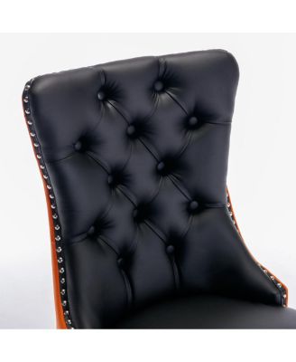 Contemporary Tufted Upholstered Dining Chairs Set