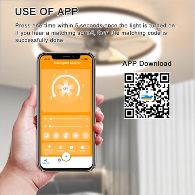  Dimmable LED Ceiling Fans with Thin Modern Flushmount