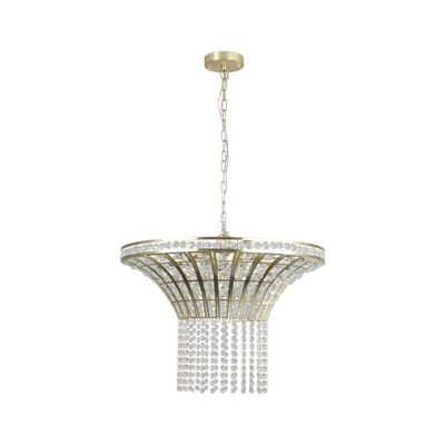 Streamdale 8-Light 23.6" Wide Crystal Waterfall Chandelier