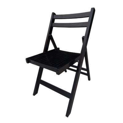 Folding Slatted Event Chair Set of 4