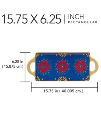 Spice Love Rectangular Tray with Handles