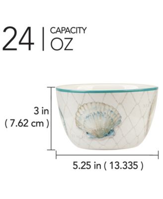 Ocean View Set of 4 Ice Cream Bowls