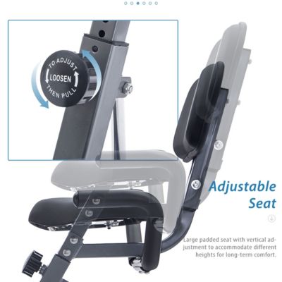 Streamdale Folding Exercise Bike with Adjustable Resistance