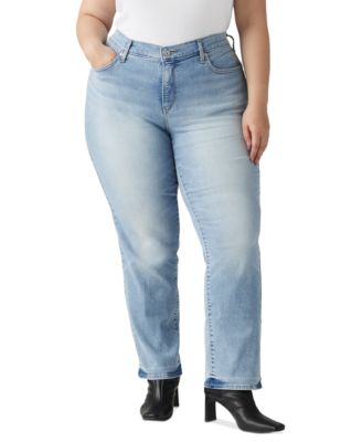 Levi's - Plus Size 314 Mid-Rise Shaping Straight-Leg Jeans