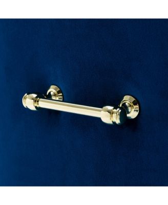 Upholstered Performance Velvet Accent Chair With Metal Leg