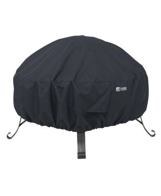  Full Coverage Fire Pit Cover - Large, Round , Black