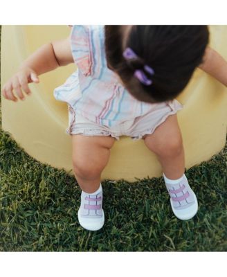 Infant Girl Breathable Washable Non-Slip Sock Shoes Walker - Violet