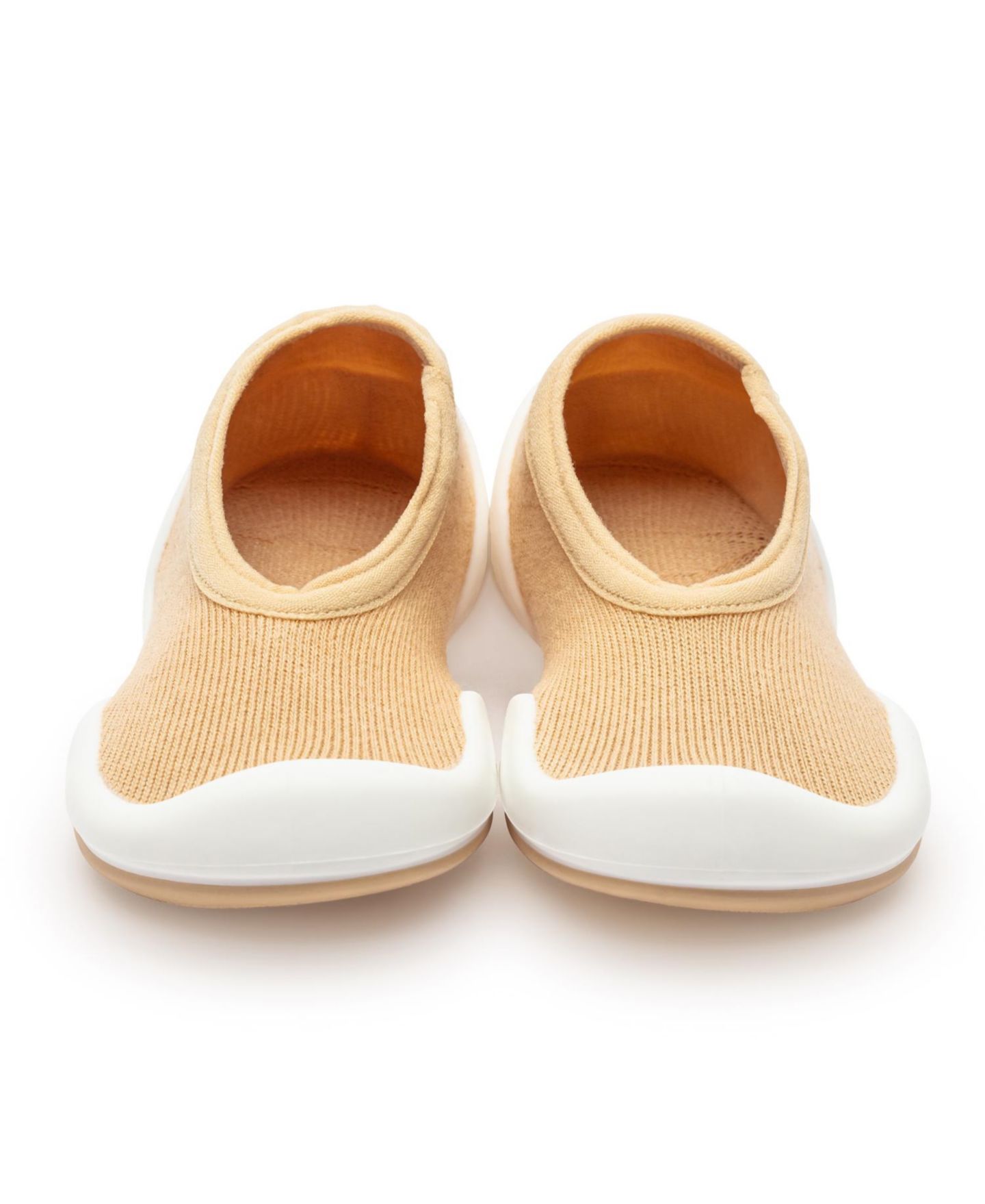 Обувь Komuello Infant Girl Boy Breathable Washable Non-Slip Sock Shoes Flat - Latte, цвет: Натуральный — фото 4