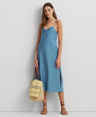 Charmeuse slip dress hotsell