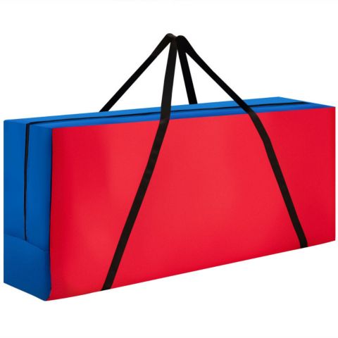 Детские игрушки Slickblue Giant 4 in a Row Shoulder Strap Storage Bag, 47"L x 11.5"W x 19"H, от 3 лет, цвет: Синий / Красный