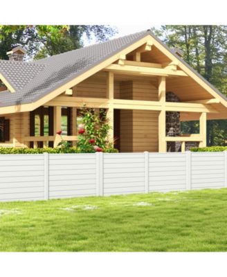 Outdoor Privacy Screens Fence Panels with Long Stakes Durable and Secure Garden or Patio Dividers