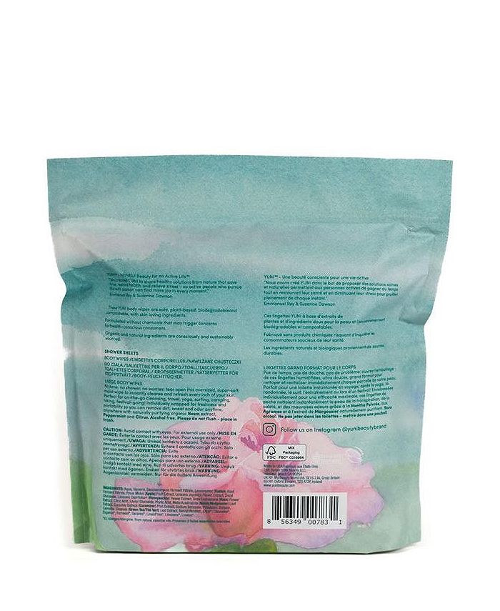 YUNI Beauty Yuni Shower Sheets 30 Ct Rose Cucumber Macy's