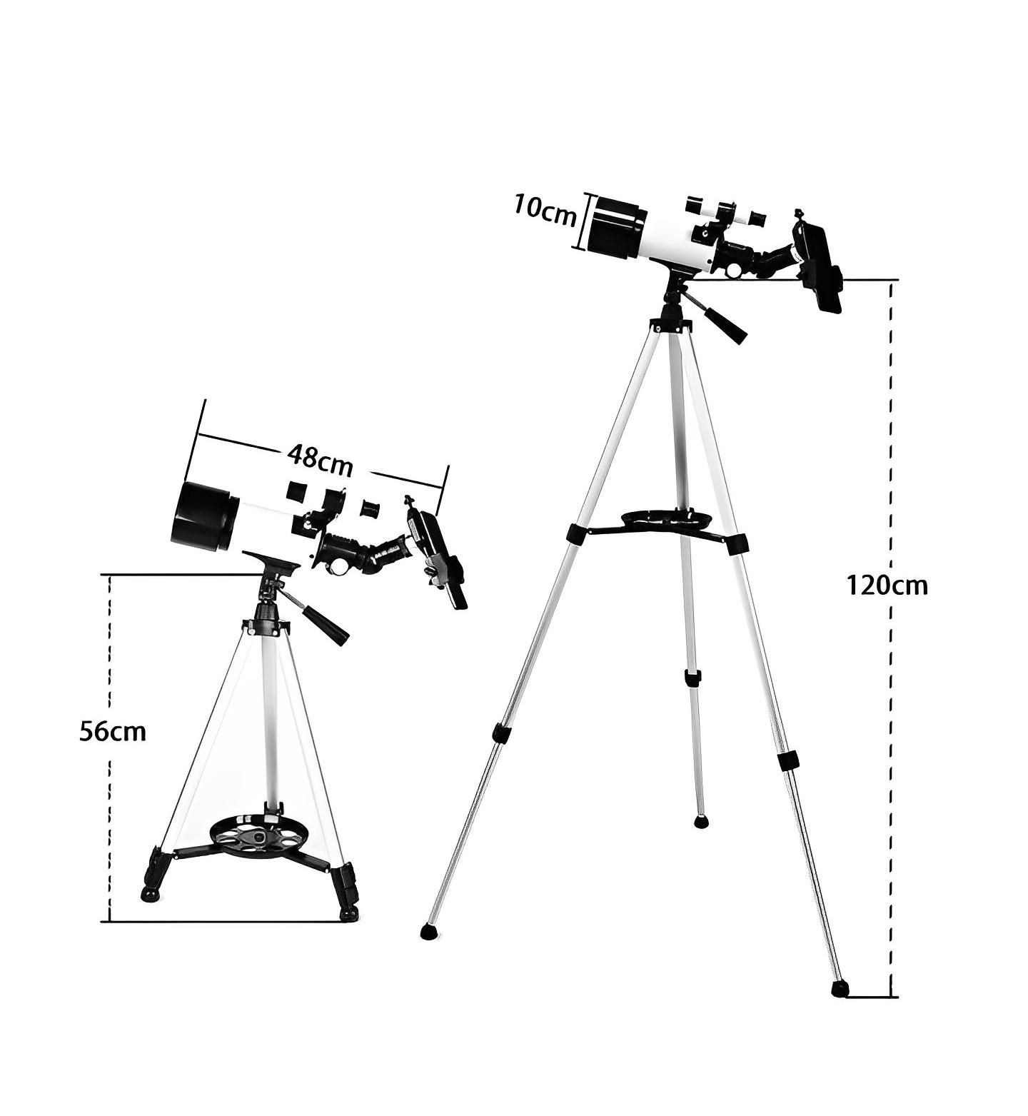 Детская игрушка SUGIFT Telescope 70mm Aperture 400mm Az Mount Beginner-Friendly Astronomy Telescope, Ages 5+ — фото 7