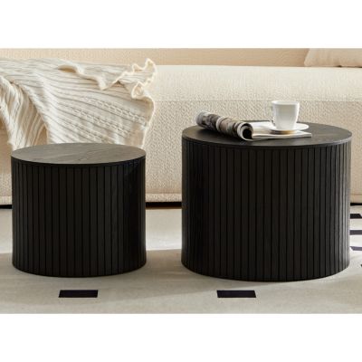 2-Piece Nested Coffee Table Set