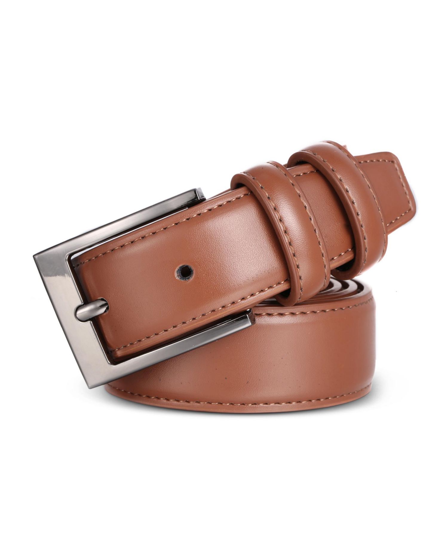 Men's Dual Loop Leather Belt, 2 pack