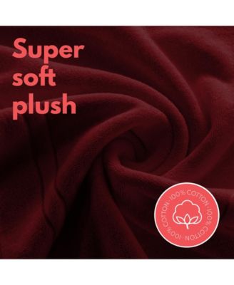 Soft & Absorbent Luxury Cotton Bath Mat  44" x 26 " - 2 Pack