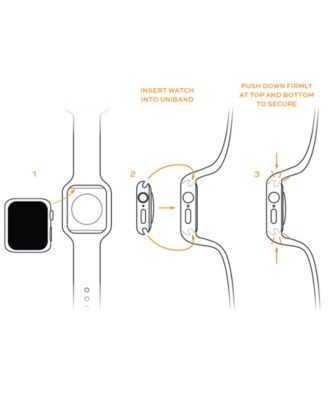 Tory Burch Apple Watch Band 41mm White Silicone Strap The T Monogram TBS0106 Tory Burch Apple Watch Band 41mm White Silicone Strap The T  main image 3