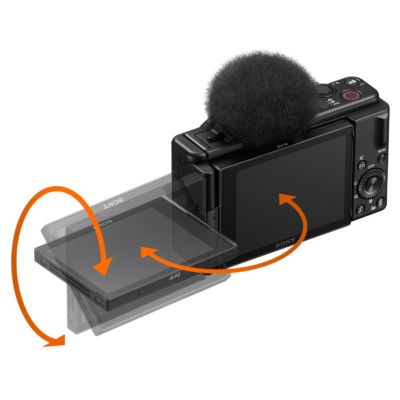 ZV-1F Vlogging Camera, Black