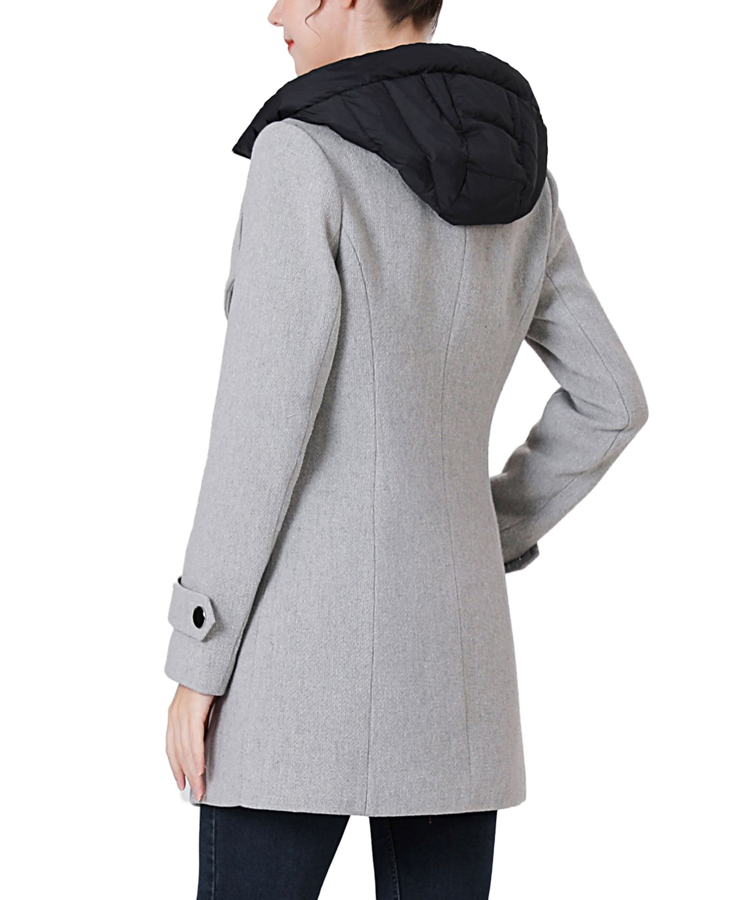 Women's Maria Hooded Boucle Wool Coat