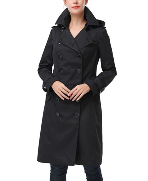 Женские куртки kimi + kai Women's Emma Water Resistant Hooded Trench Coat
